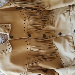 Soft real leather jacket , unisex